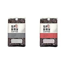 San Francisco Bay Whole Bean Coffee French Roast (2lb Bag) and Fog Chaser (2lb Bag) Coffee Bundle