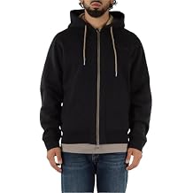 Armani Exchange Men's Sherpa Lined Full Zip Hooded Sweatshirt