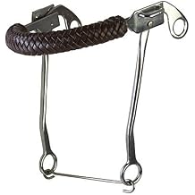 Western CP Braided Latigo Leather Nose Hackamore