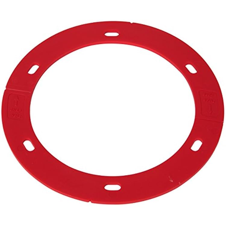Oatey 43413 Set-Rite Red Toilet Flange Spacer, 18 in.