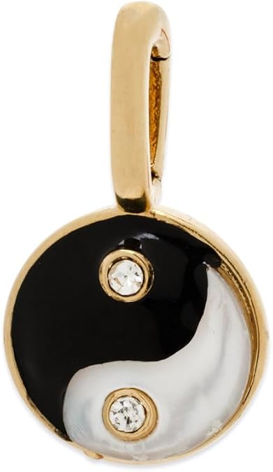 Pura Vida Harper Yin Yang Gold Charm - Quality Design | Versatile gold Harper charm with a polished finish for customizing bracelets and necklaces.