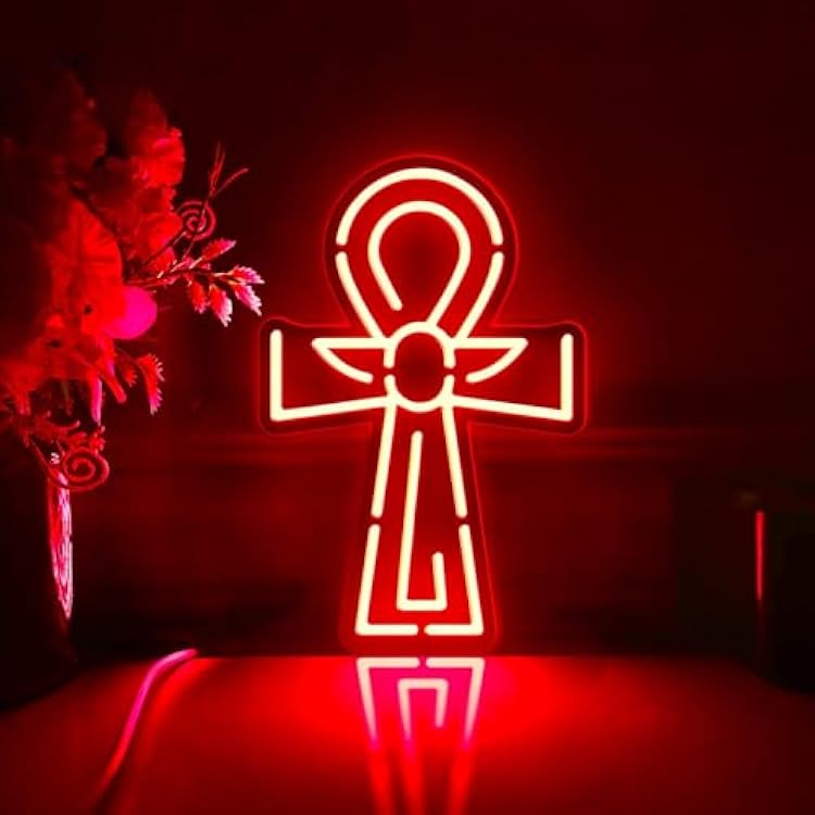 Cross Led Light Box, Wall Art Decor, Desktop Decorations, Bedroom Decor RGB Light, Medium Size