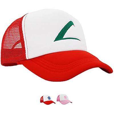 Embroidered Team Trainer Hat for Anime Cosplay Costume, Trucker, Snapback Cap