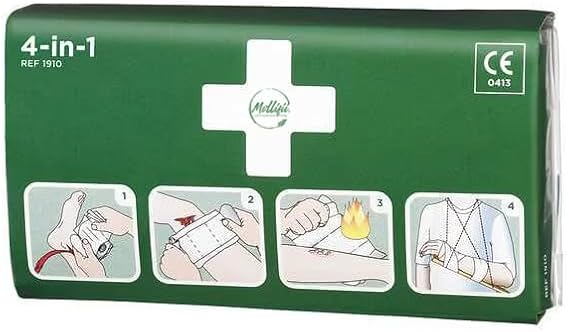 Bulk Bloodstopper Dressing Kit, Plastic, 1 Person, Mfr: 1910-A