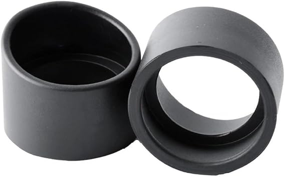 Microscope Kit 2PCS WF10X WF15X WF20X WF25X WF30X Wide Field Eyepiece for Binocular Trinocular Stereo Microscope 30MM Installation Interface Microscope Lens Adapters(Eye-Guards)