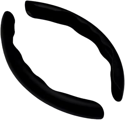 Car Steering Wheel Cover Car Steering Wheel Shell for BMW Serie 3 330i M340i M340d Silica Gel, Steering Wheel Cover Protector Car Accessories,C Black