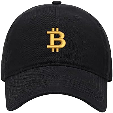 Baseball Cap Men Bitcoin Currency Embroidered Dad Hat