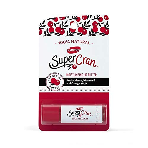 Carmex SuperCran Moisturizing Lip Butter 100% Natural 0.15 oz  4.25 g