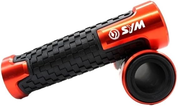 M for SYM GTS125 GTS300i RV250 GTS125/300i Z300 VF3i 3 TINI110 200 CNC Handlebar Grips Handle Grip Handle Bar Y (Color : Orange)