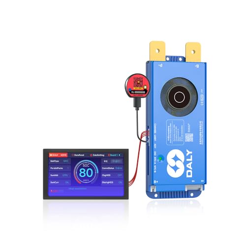 100BALANCE 200A 4-8S Smart Active Balance CAN BMS  WiFi Module 4.3inch Touch LCD Display Set