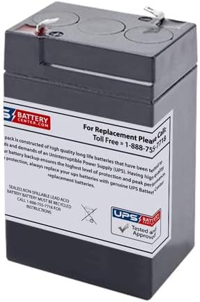 Leoch LP6-4.5 6V 4.5Ah Sealed Lead Acid - AGM - VRLA Replacement Battery