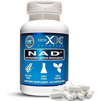 Genex Formulas NAD 250mg Serving 60 Capsules Nicotinamide Adenine Dinucleotide Actual NAD Not a Precursor 1