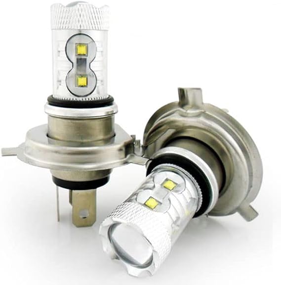 H4 9003 HB2 Type 60W High Power SMD LED Fog/DRL Bulb Xenon White Light. Pair