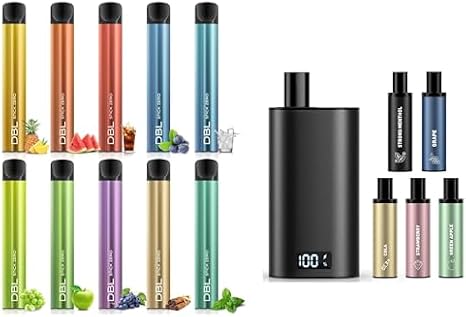 DBL STICK ZERO 10 Flavor Set + DBLBOX Starter Kit main unit x 1, pods x 5