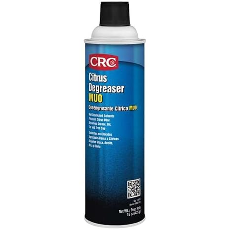 CRC Citrus Degreaser MUO 14970 15 Wt. Oz.,Heavy Duty Citrus Degreaser for Removing Grease and Oil