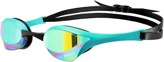 Arena Uni Cobra Ultra Swipe Racing Swim Goggles for Men and Women with Anti-Fog Technology Dual Strap Mirrored/Non-Mirrored Lens