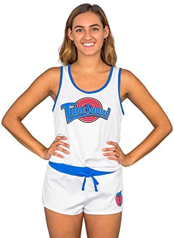 Underboss Tune Squad Varsity Halloween Costume Pajamas Shorts and Tank Top