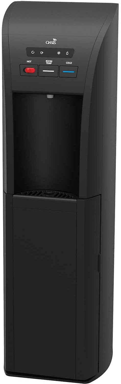 Aquarius Tri-Temp Bottom Loading Water Dispenser, Black