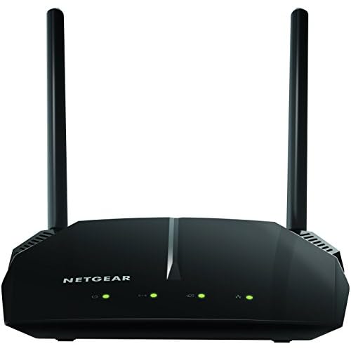 NETGEAR WiFi Router R6120 - AC1200 Dual Band Wireless Speed up to 1200 Mbps | Up to 1200 sq ft Coverage & 20 Devices | 4 x 10100 Fast Ethernet and 1 x 2.0 USB Ports