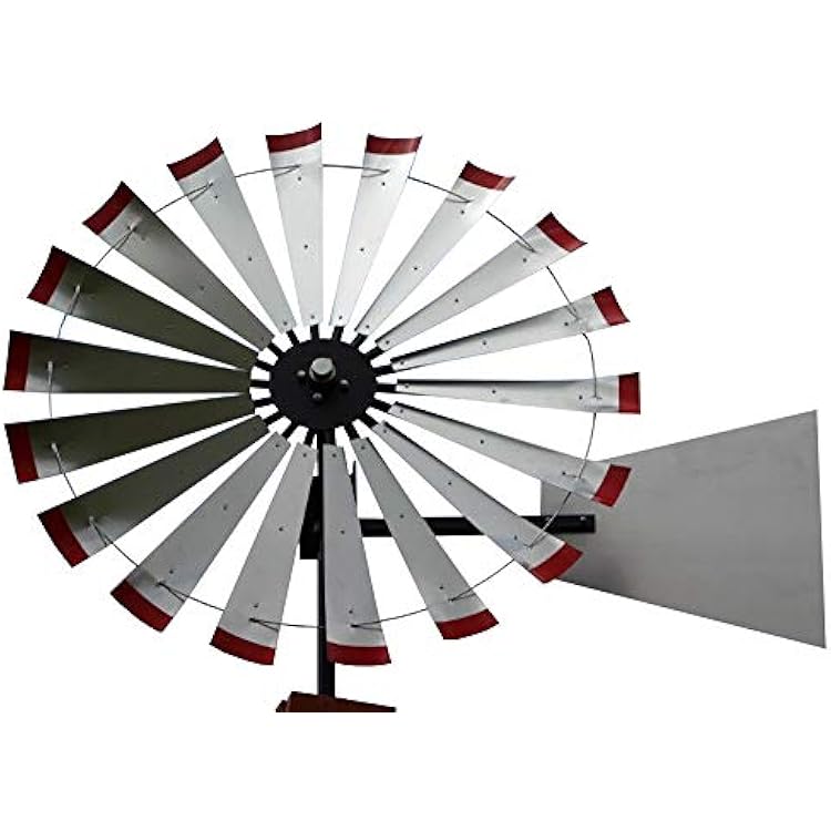 Scott Windmills 60-inch Windmill Head wPlain Tail & Instructions to Build a 20-Foot Tall Windmill