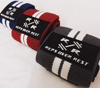 Wrist Wraps - 16" (1 Pair/2 Wraps) for Weightlifting/Powerlifting/Bodybuilding/Crossfit/Strength Training/MMA/UFC - Men and Women - Superior Hand/Wrist Support and Protection