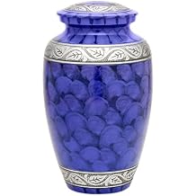 Tranquil Urn | Metal Cremation Urn for Human Ashes - Violet