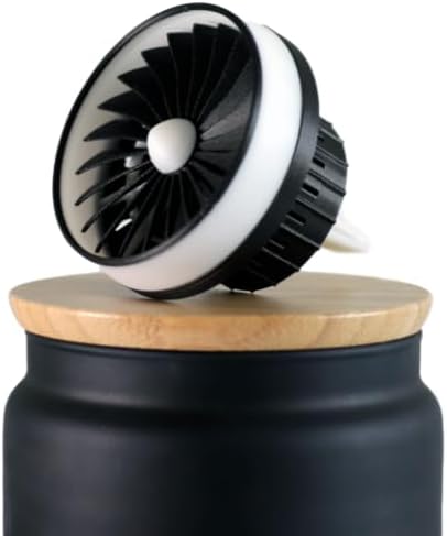 Turbofan Araç Koku Difüzörü - Jet Motoru Tasarımlı Havalandırma Klipsi - Şık ve Modern Oto Parfüm Aksesuarı (Premium Havacılık Stili) - Turbofan aroma diffuser - Car vent mini Jet engine