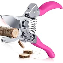 DECERK Professional Bypass Pruning Shears, Ultra Sharp Garden Scissors & Clippers, Effortless 3/4" Branch Clippers