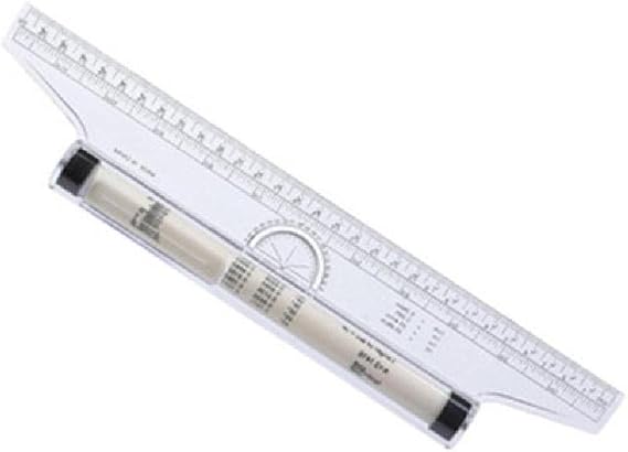 Plastic Measuring Rolling Ruler, Drawing Roller Ruler, Parallel Ruler, Multifunctional Drawing Design Ruler, For Drafting, Multi-Angle Measuring Ruler, Sewing Scale Pro