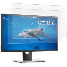 YINOVEEN 2 Pack 27 Inch Anti Glare Desktop Monitor Screen Protector for Universal Diagonal 27" with Aspect Ratio 16:9 Standard/Curved Monitor &Touchscreen,Eye Protection & Anti Scratch Filter