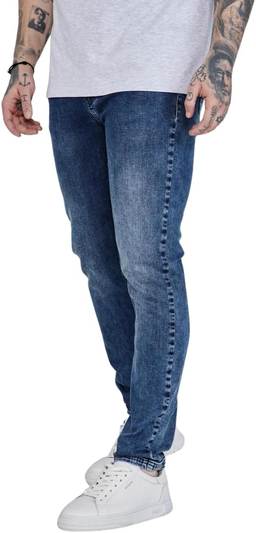 Slim Blue Jeans by SikSilk