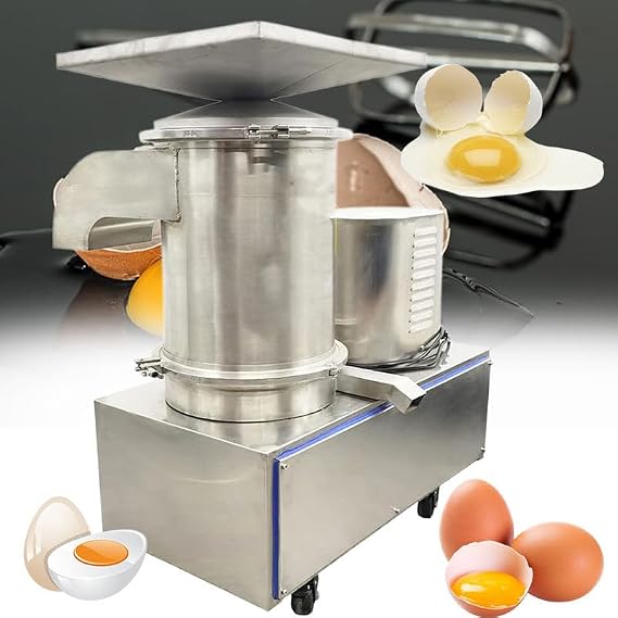 Automatic Egg Breaker Egg Cracker Separator Machine High Speed Egg Liquid Collection Egg Liquid Separator Eggshell Separator Egg Breaker and Separator Egg Breaking Machine