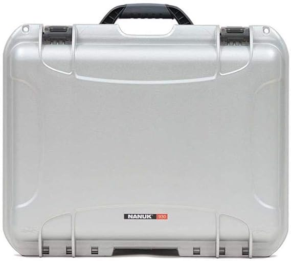 NANUK Waterproof Hard Case with Foam Insert - Silver, 930-1005