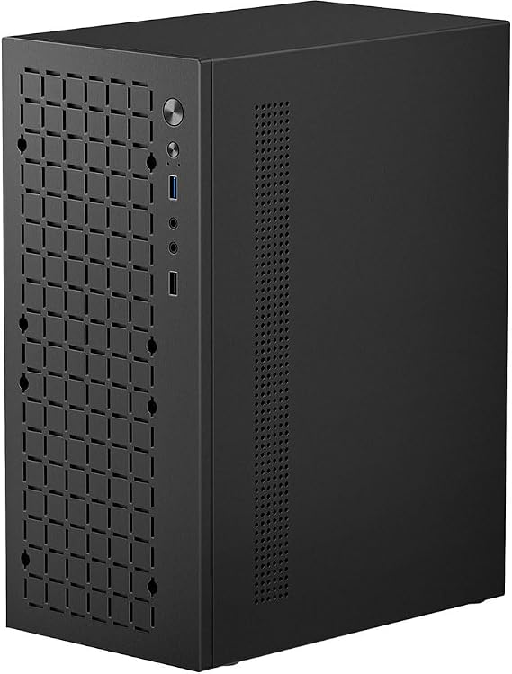 Micro ATX Case PC Case: MATX Case Mini PC ITX Desktop Computer Case Support Micro ATX MATX DTX ITX Mini PC with USB3.0, Support 3.5'' HDD (Black)