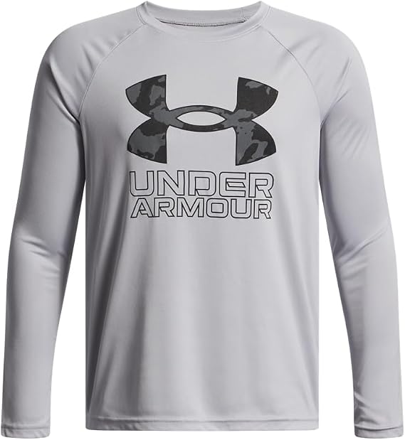 Under Armour Kids Tech Hybrid Print Long Sleeve (Big Kid)