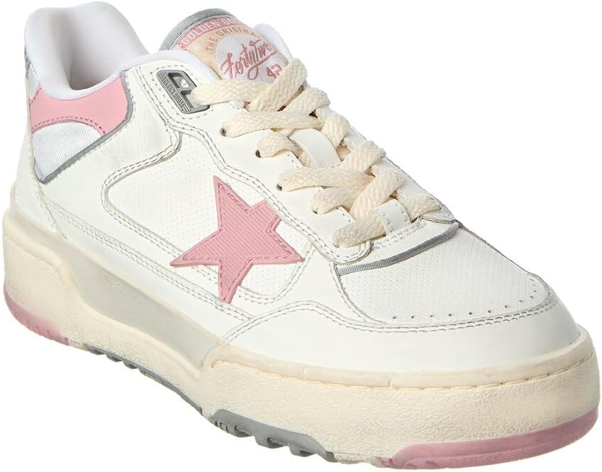 Golden Goose Forty2 Leather Sneaker, 40, White