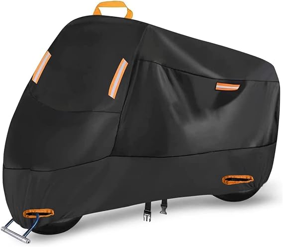 Motorcycle Cover for Piaggio Vespa GTS GTV 250 300, All Weather Durable Oxford Outdoor Protection Motorbike Cover, All Season Protection Cover,B/300D
