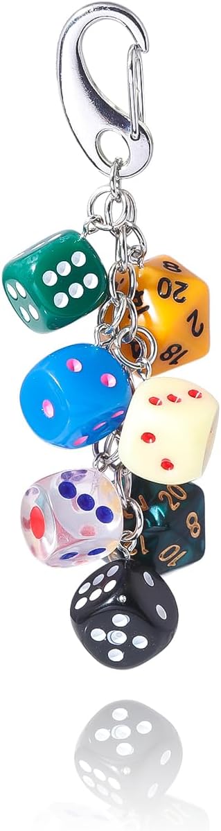 FunBoat Cute Cookie Bag Charm Keychain for Women, Fashion Handbag Charm Accessory - Key Chain Jewelry Gifts