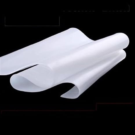 High Temp Silicone Mat, 500x500mm Translucent Silicone Insulation Board, Shockproof Rubber Plate for Vacuum Press Oven(500x500x3mm)