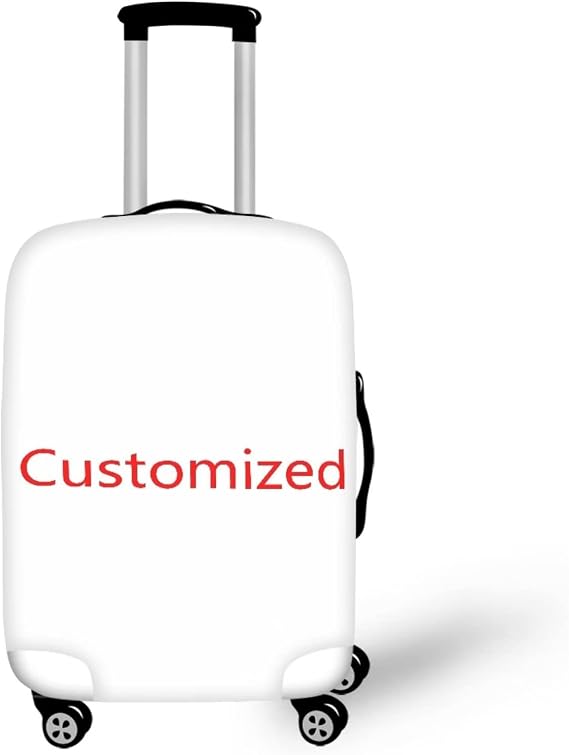 Customized Spandex Baggage Covers for 18-21 Inch Personalized Dustproof Luggage Protector for Women Men