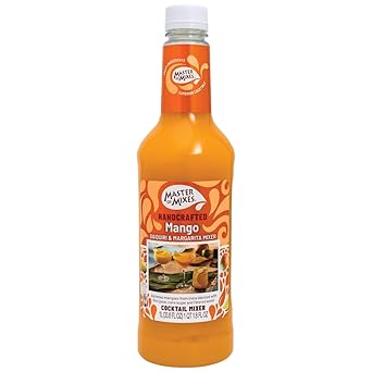 Master of Mixes Mango Daiquiri / Margarita Drink Mix, Ready to Use, 1 Liter Bottle (33.8 Fluid Ounces)