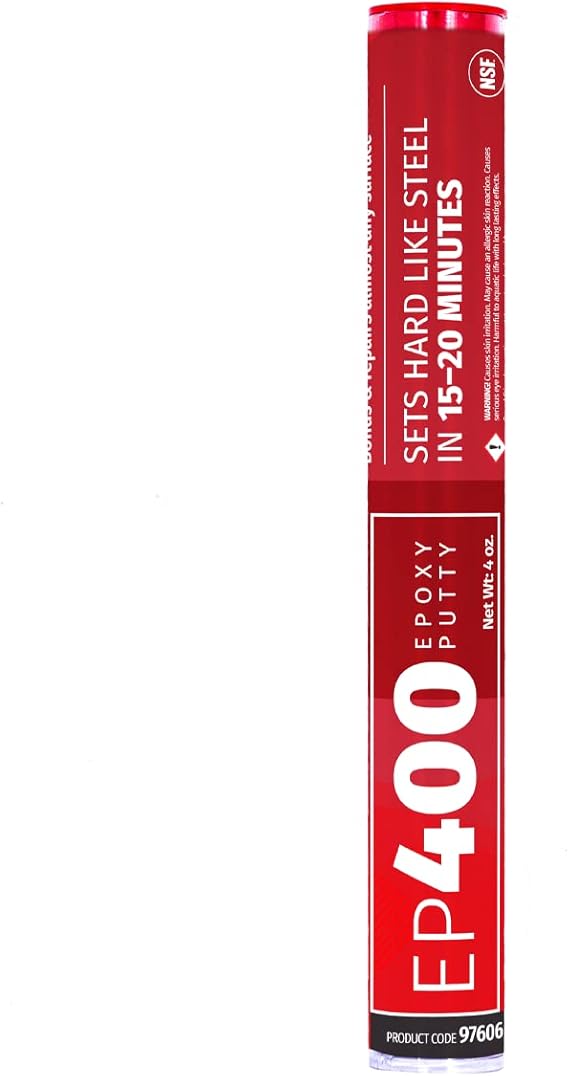 RectorSeal Ep-400 Epoxy 97600 Epoxy Putty with Display, Easy Application, Plumbing, 4 oz.