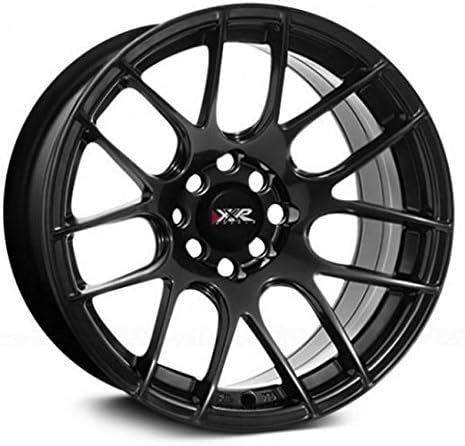 530 Chromium Black Wheel with Painted Finish (18 x 7.5 inches /5 x 100 mm, 38 mm Offset)