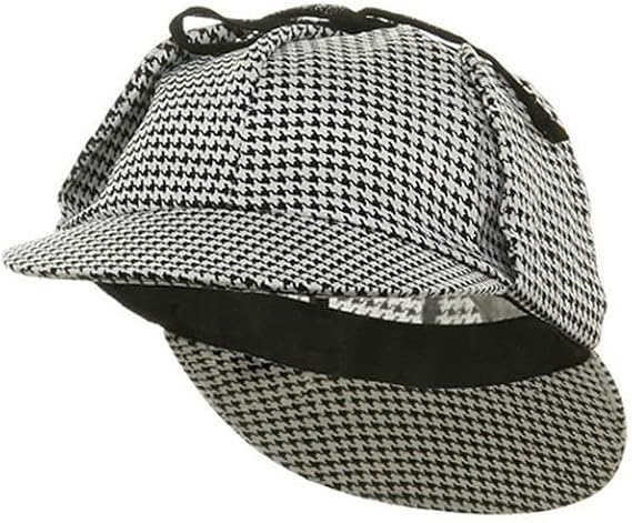 Funny Party Hats Detective Costume Set - Deerstalker Costume Hat- Sherlock Holmes Kit
