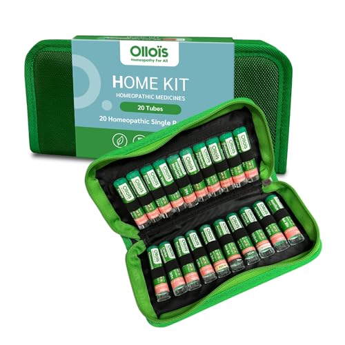 OLLOIS Homeopathy 20-Remedy Starter Kit Organic & Lactose-Free