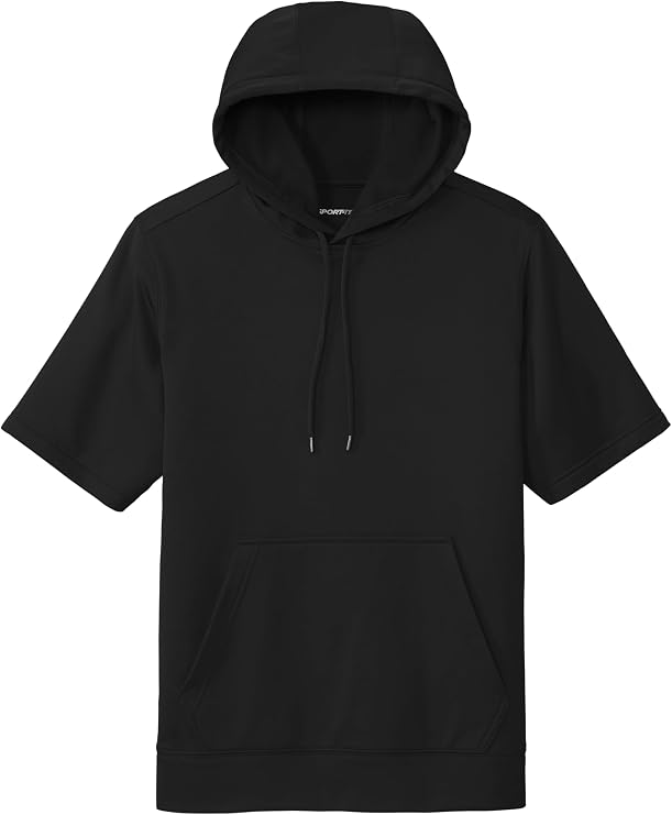 SPORT-TEK Unisex Sport-Wick Fleece Short Sleeve Hooded Pullover