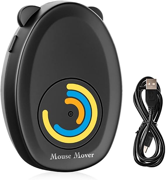 Mouse Mover Anti Sleep Undetectable Mouse Jiggler Simulator for Computer Laptop Awakening No Software Automatic Running Time Adjustable Keep PC/Computer/Laptop Active