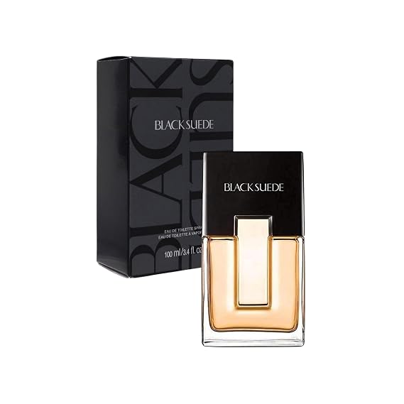 Black Suede Eau de Toilette for Men Classic Woody Leather Cologne Spray with Bergamot, Oakmoss & Sandalwood Masculine Fragrance for Daily Wear & Gifting 3.4 fl oz / 100 ml