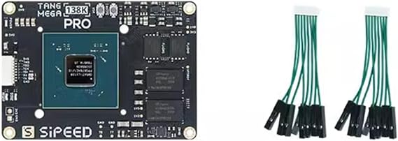 WayPonDEV Sipeed Tang Mega 138K Pro Dock Single Board Computer, GW5AST-LV138FPG676A FPGA RISC-V CPU,1GB DDR3 RAM,2X 128Mbits Flash,DVP Camera,for FPGA High-Speed Communication (138K Pro SOM)