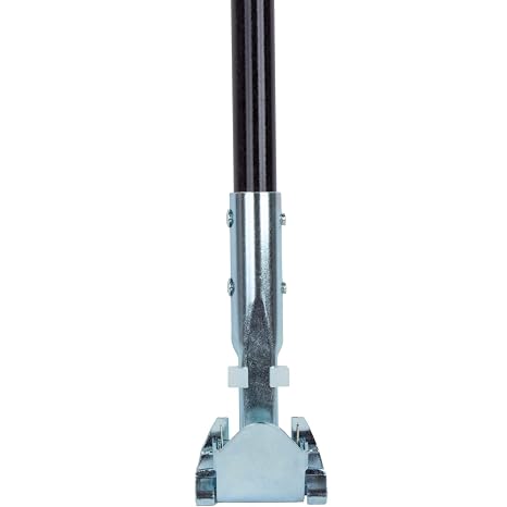 SPARTA Jaw Clamp Dust Mop Handle, Floor Dust Mop Frame Handle, Gripper Holder with Clip-On Connector for Floor Cleaning, Janitorial Supplies, Commercial Use, 60 Inches, Purple
